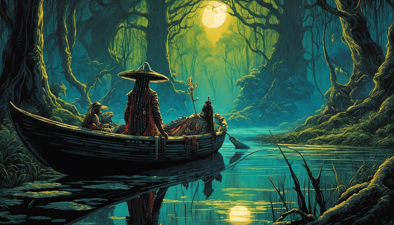 Space Alien Abducts Shaman in Louisiana Swamp
