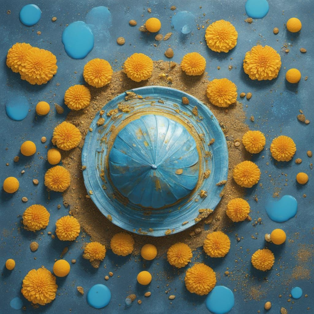 Surreal Post-Apocalyptic Renaissance Painting