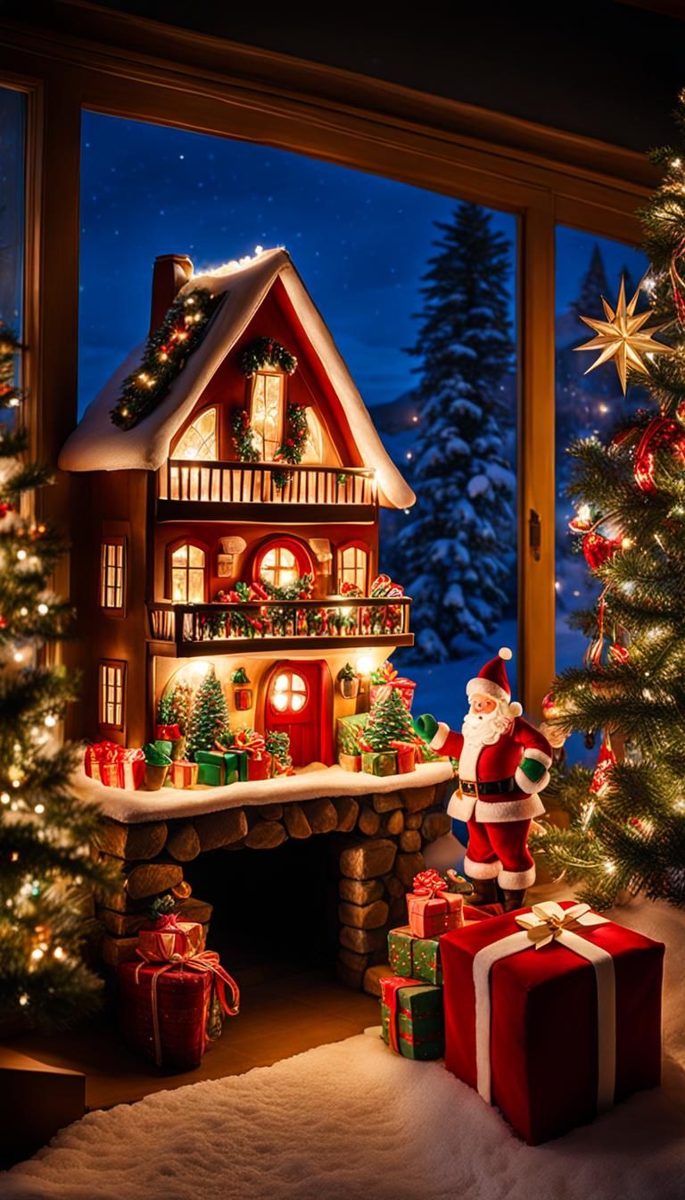 Santa Claus's Home at the North Pole