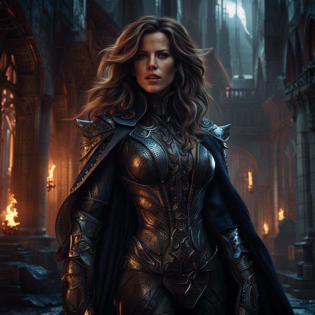 Kate Beckinsale: Detailed Matte Painting in 8K