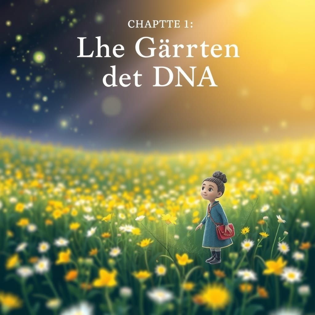 Luminous DNA Gardens: A Landscape of Memory