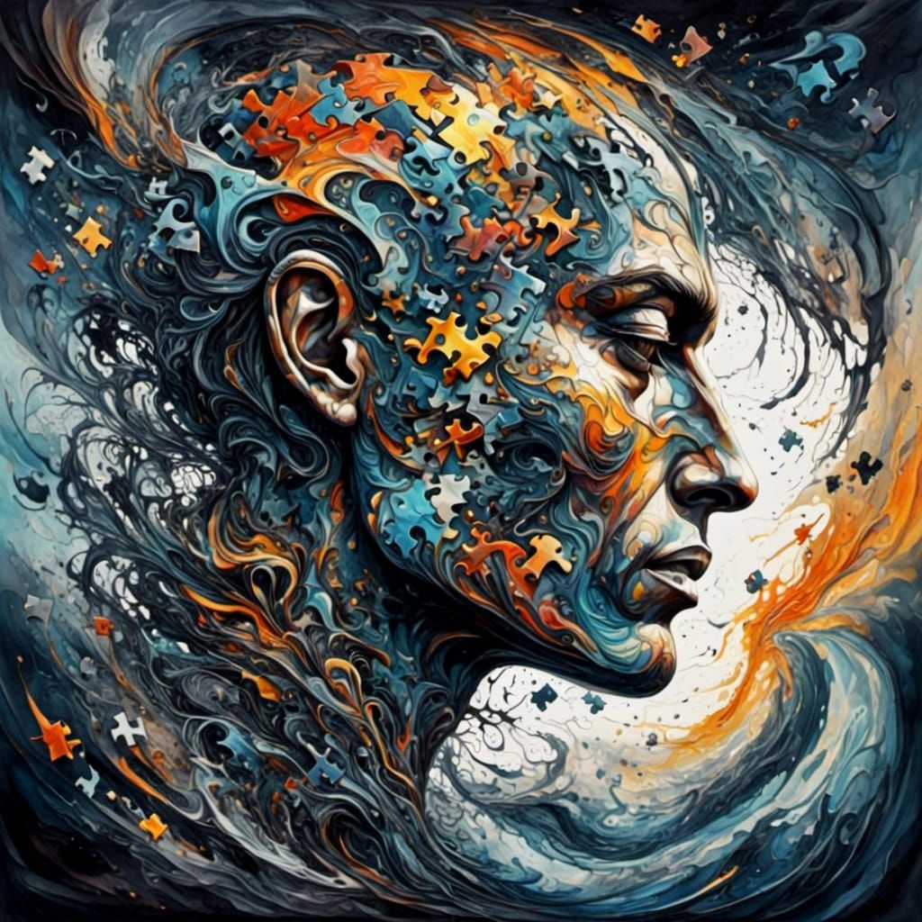 a surreal, mystical, and fantasy-themed image