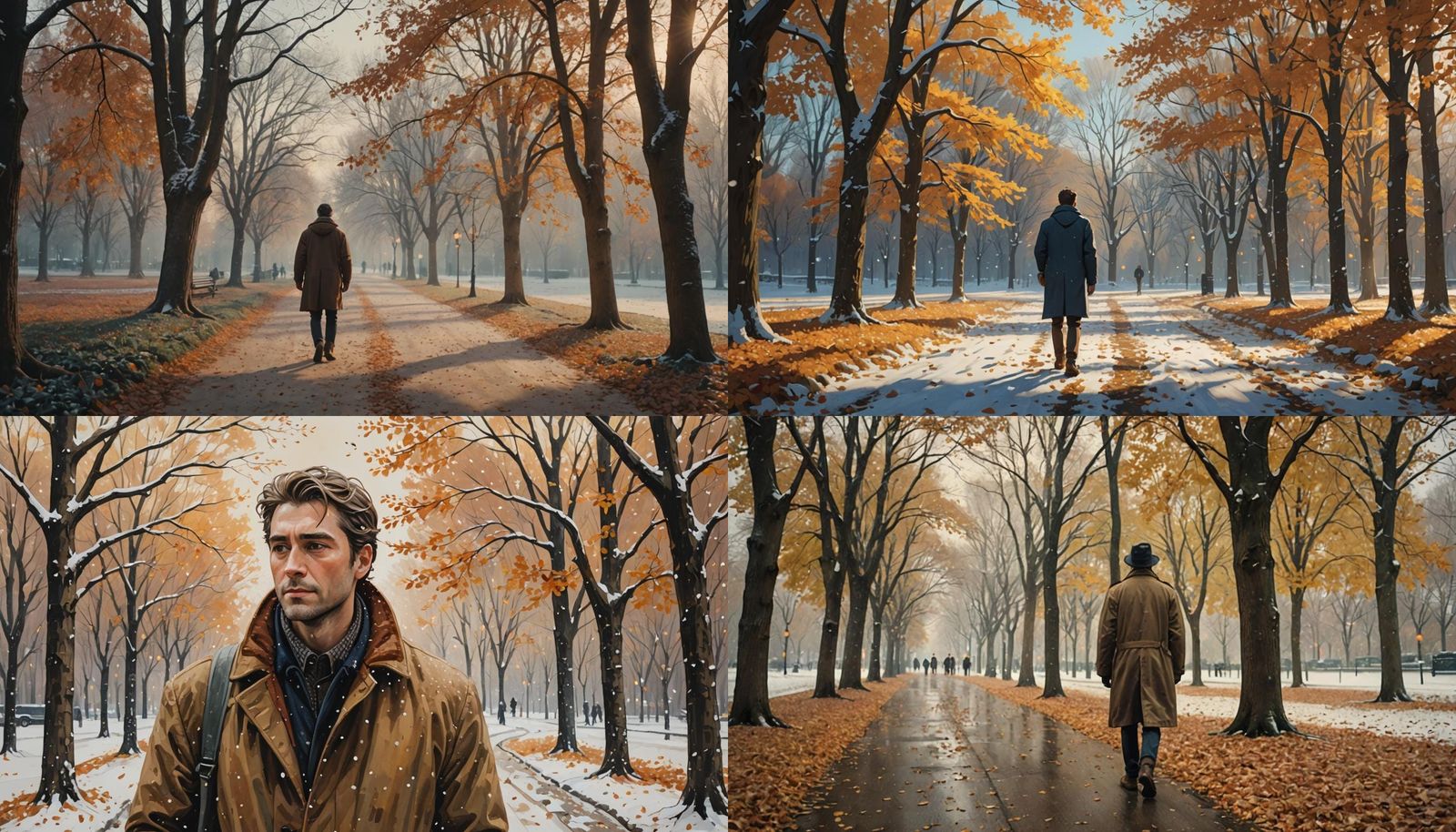 Autumn Park: First Snowfall