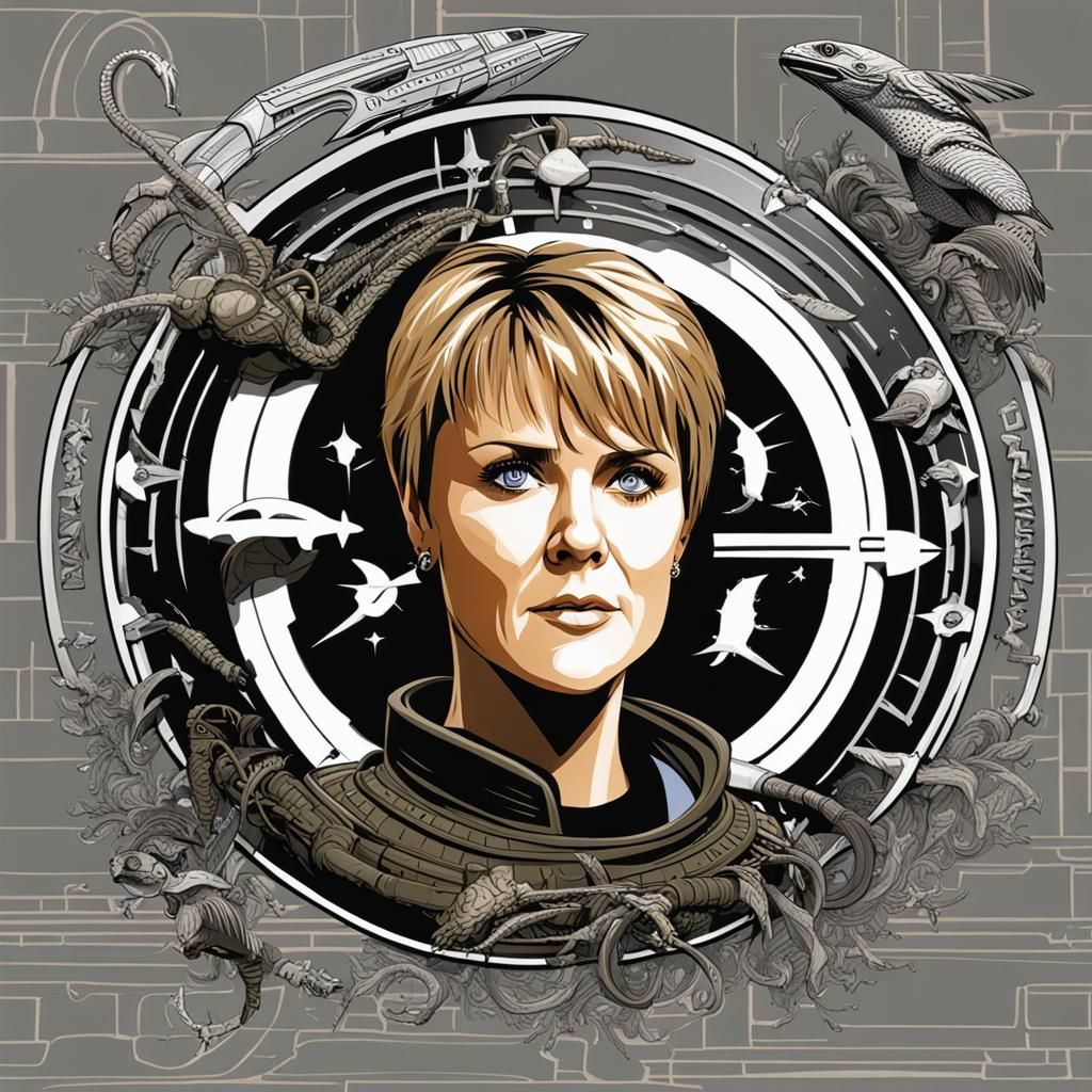Samantha Carter from Stargate SG1 Portrait