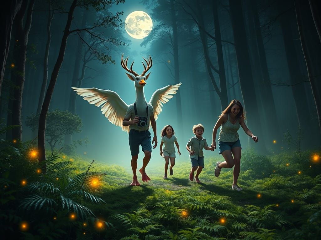 Enchanted Wolpertinger Chases Family in Haunted Bavarian For...