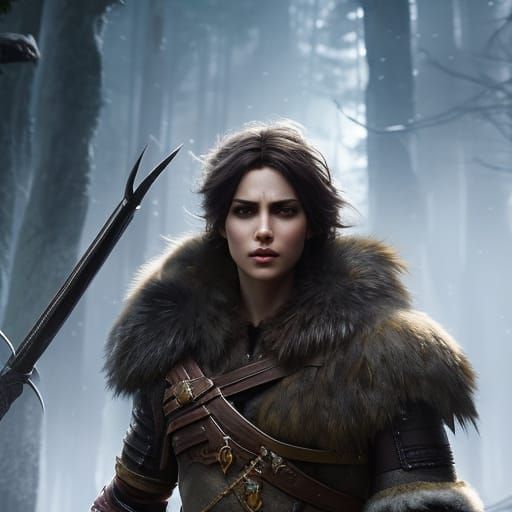 Fantasy Barbarian Portrait in Unreal Engine 5