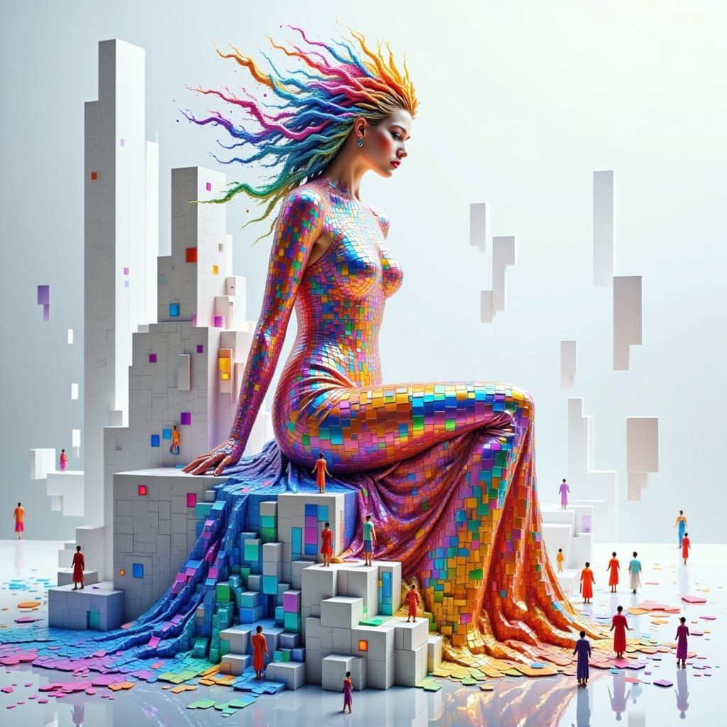 She let herself be found