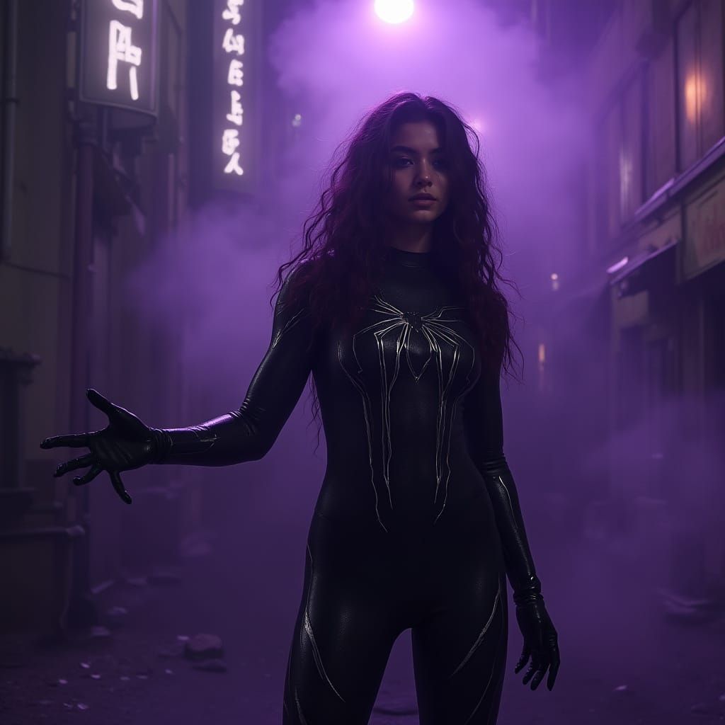 Zendaya as MJ Hypnotized by Venom in Mystical Scene