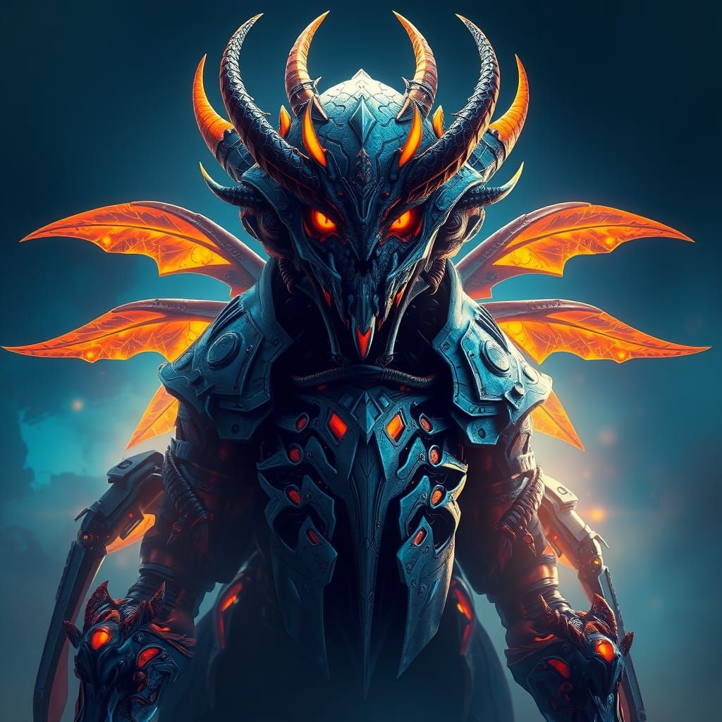 Majestic Arctovasilas Figure in Intricate Armor