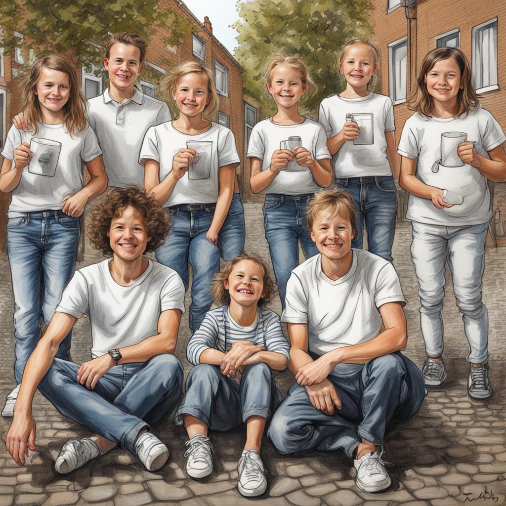 Comical Drawing Generated from a Photo