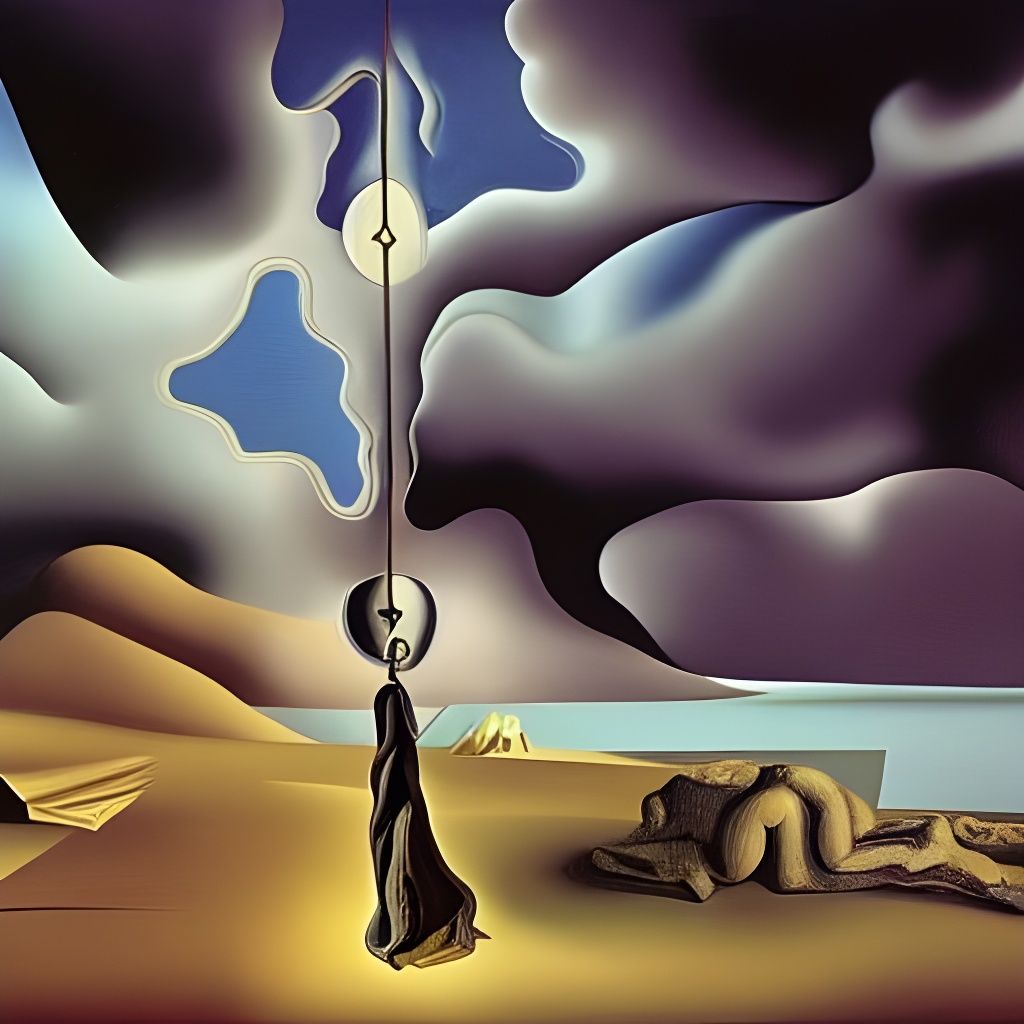 Migraine Pain in a Surreal Fantasy Landscape