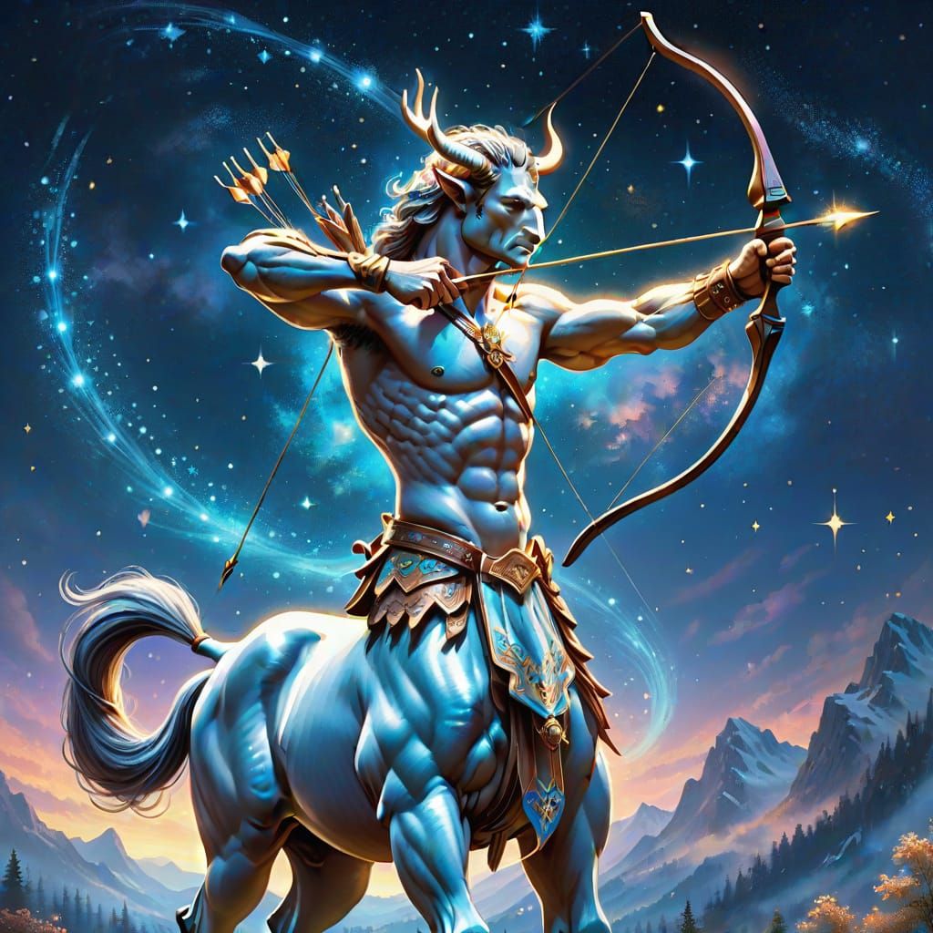 Centaur Archer in Ethereal Fantasy Style