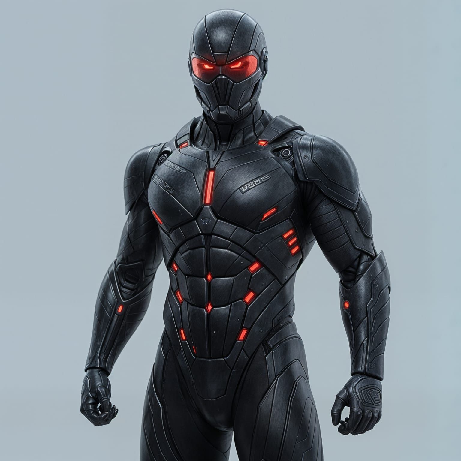 Next-Gen Nanosuit Armor in Ultra-Realistic Sci-Fi Style
