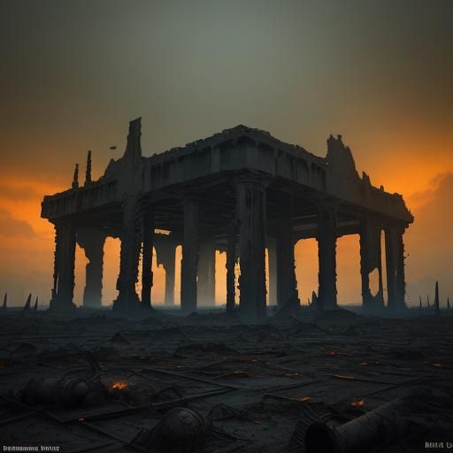 Post-Apocalyptic Surrealism: Desolate Landscape in Abstract ...