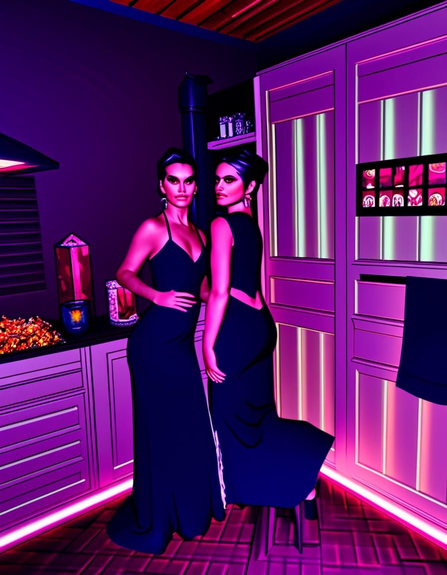 Mysterious Forest: Female Vampires in Dark Fantasy Art