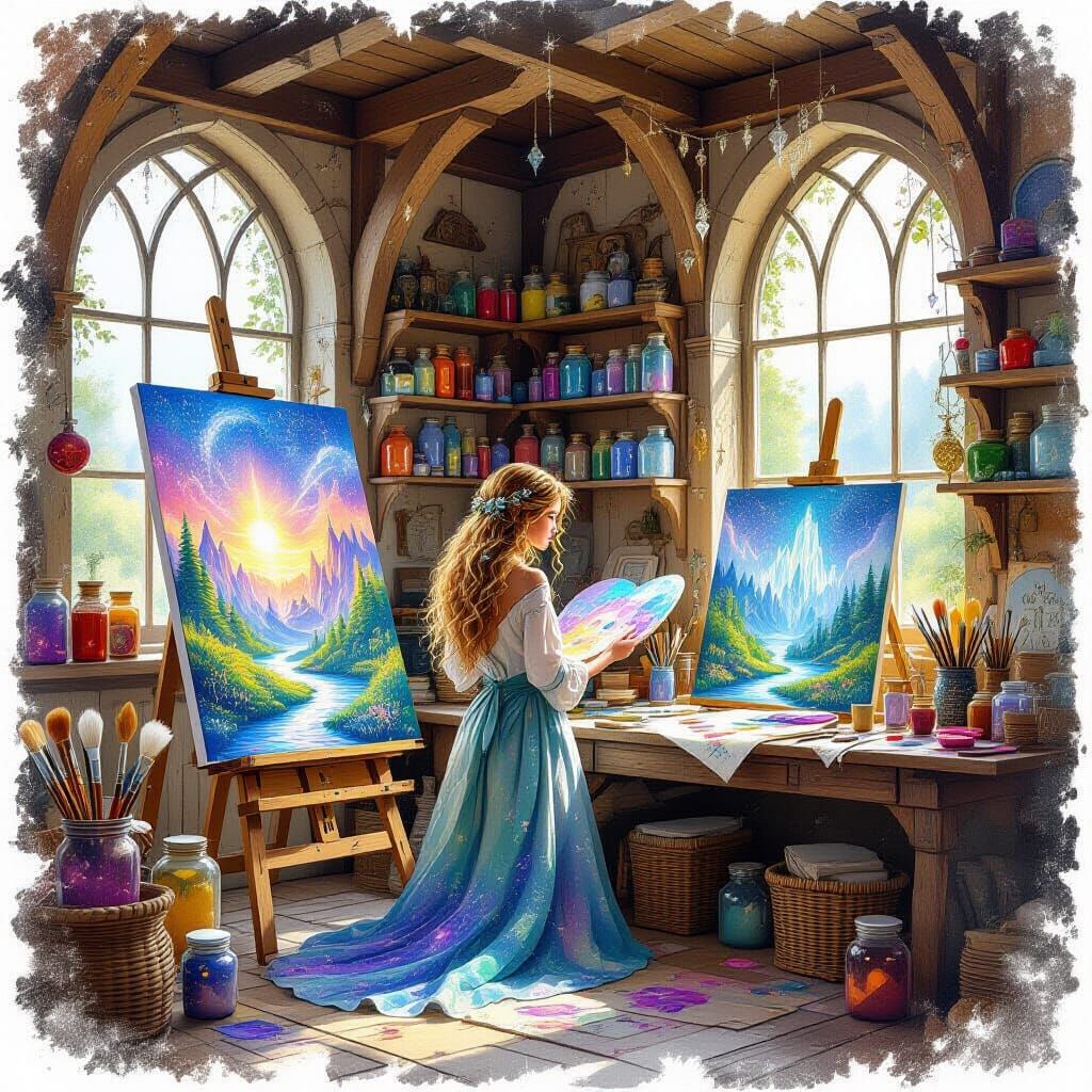 Fantasy Artist's Studio: Magic Springs to Life