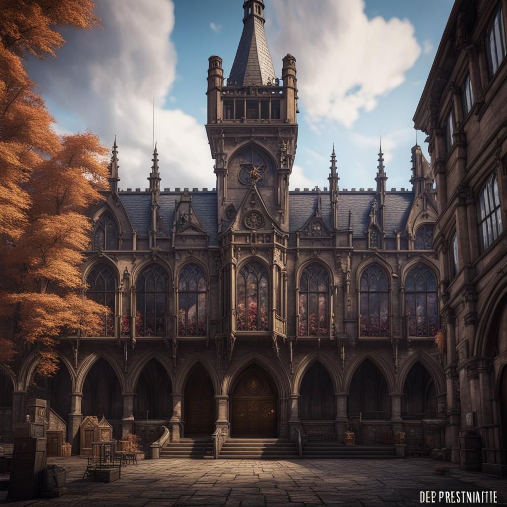 Gothic Town Hall Resurrection in Lancashire: Detailed Matte ...