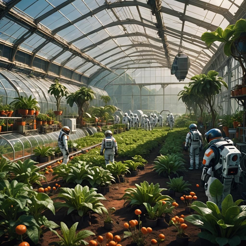 Martian Greenhouses: Scientists Cultivate Crops on Mars