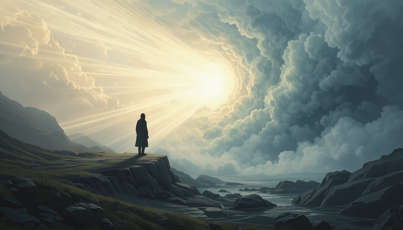 Surreal Fine Art Masterpiece: Light's Abstract Memory