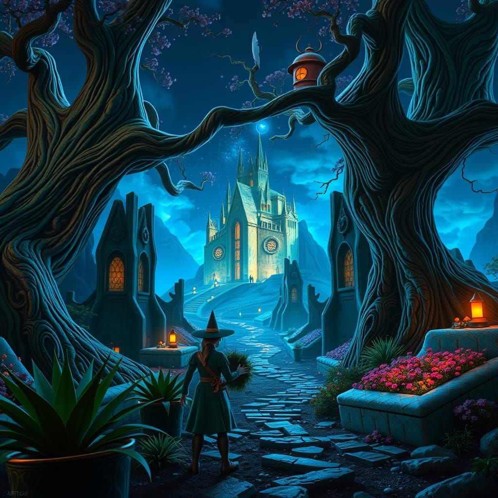 Fantastical Wizard of Oz Concept Art