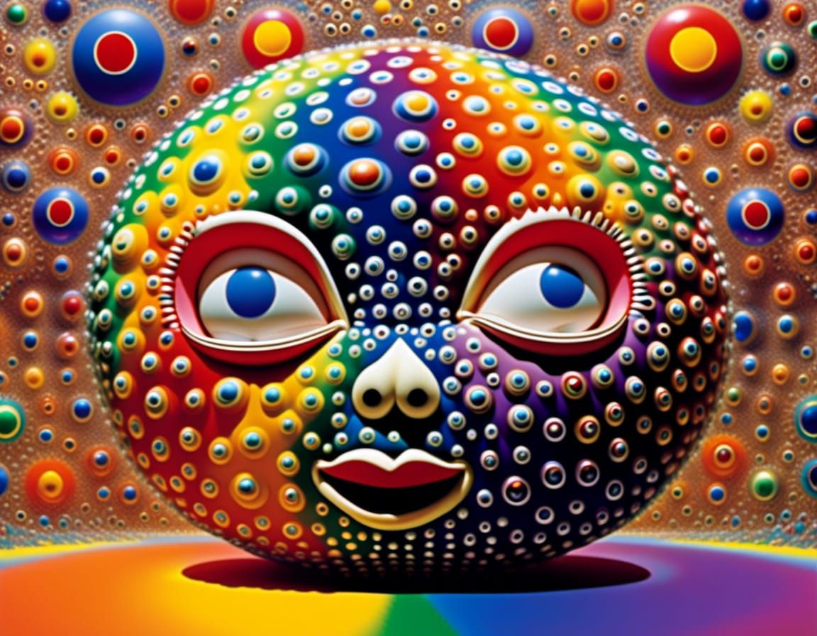 Rainbow Fractal Filigree in Vivid Color