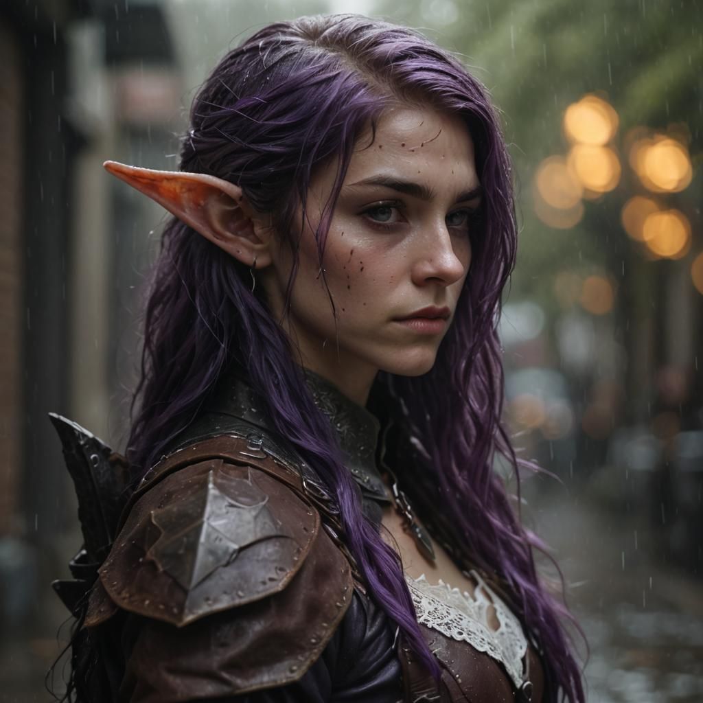 Cinematic Elf Warlock Film Still