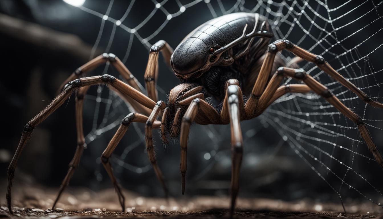 Alien Xenomorph Barn Spider Hybrid
