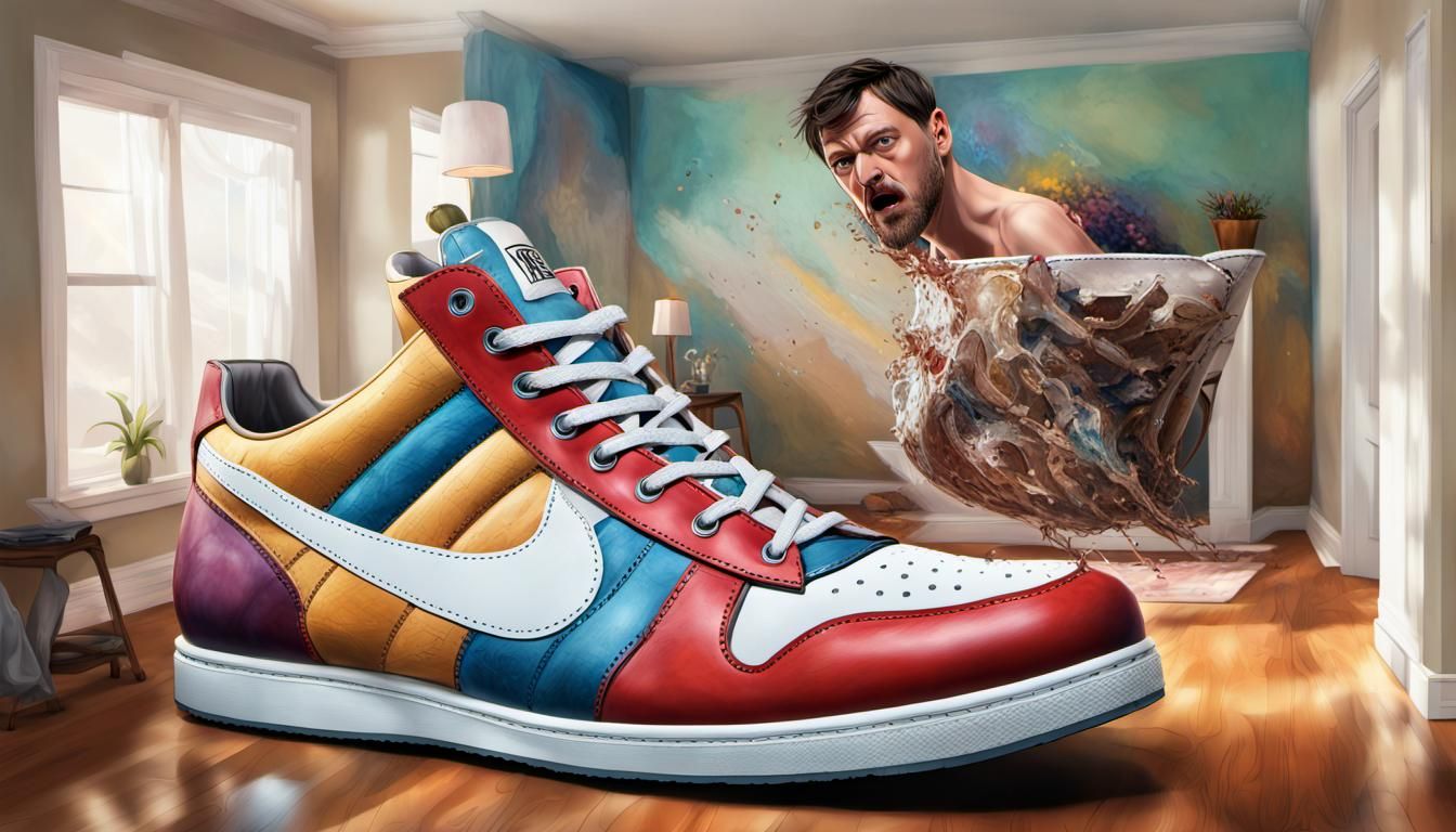 Man's Hyperrealistic Home Inside a Giant Shoe