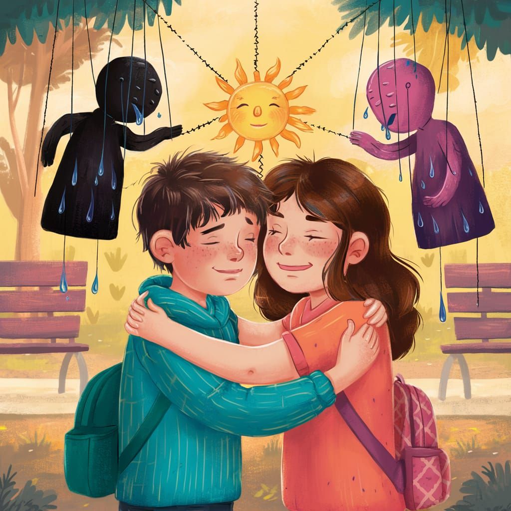 Heartwarming Embrace: Finding Comfort in Friendship