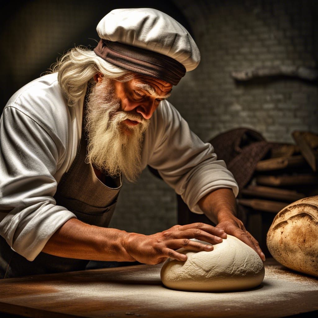 Baker as Leonardo da Vinci in HDR Photo