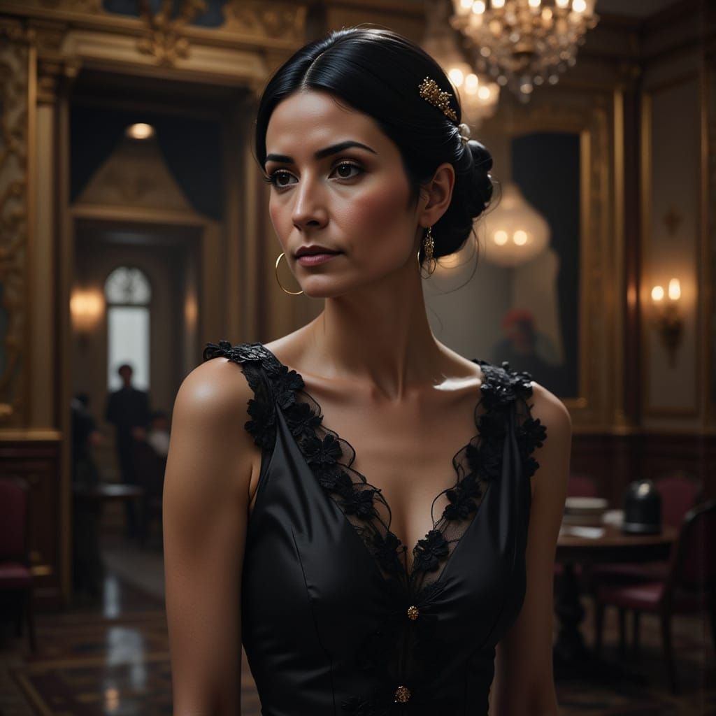 Laure in Classic Hollywood Glamour Style