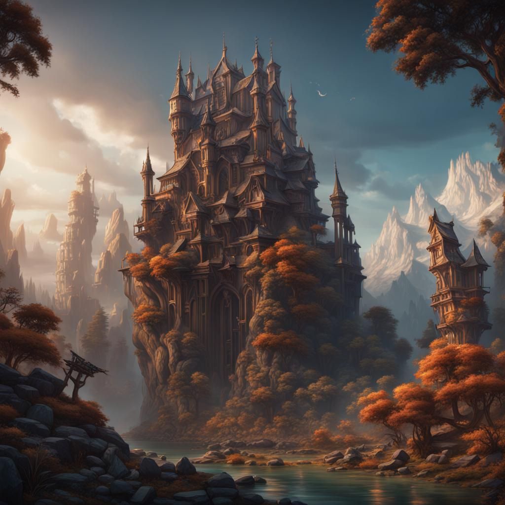 Fantasy Landscape Castle