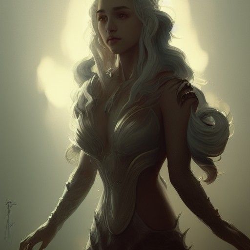 Detailed Targaryen Portrait in Hyperrealistic Style