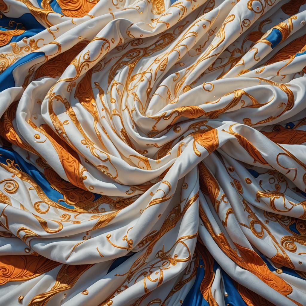 Crumpled Blanket in Fantasy Realism Concept Art