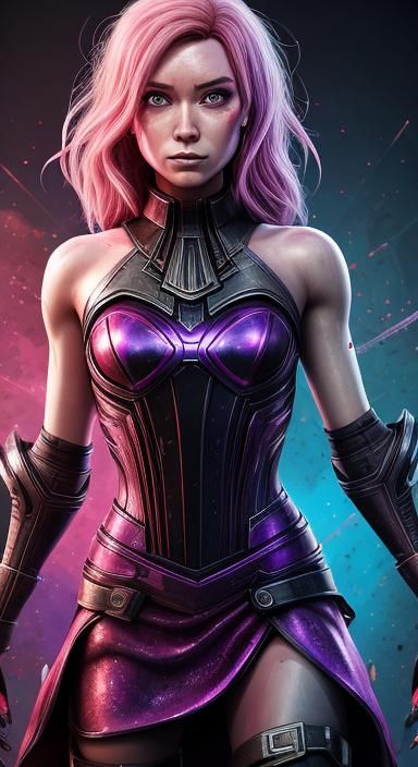 Evil Android Girls in a Hellscape: Hyperrealistic Art