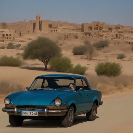 Toyota Rushes Through Dark Landscape: Rothko Somov Style