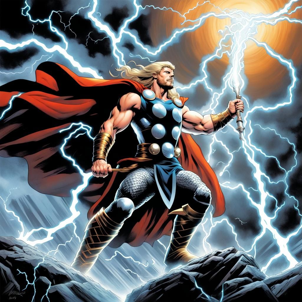 Thor, God of Thunder: Comic Book Art