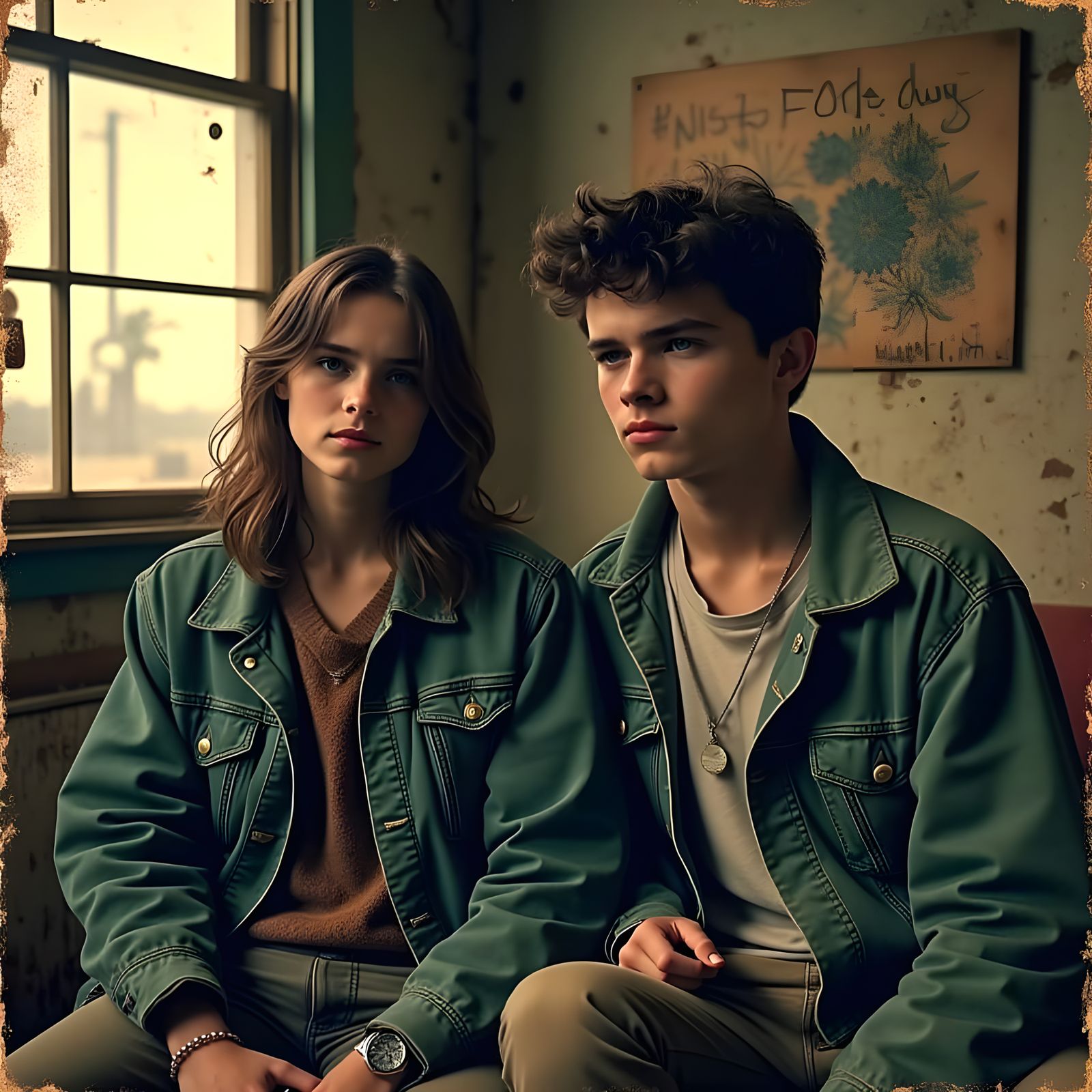 Vintage Postcard: Summer Friends on the Backstreets