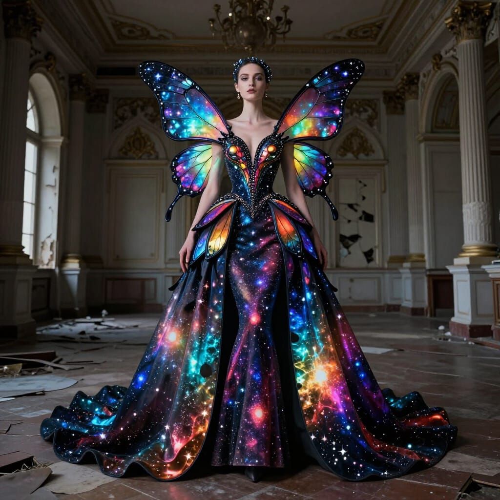 Spectral Figure in Cosmic Gown in Grand Ballroom