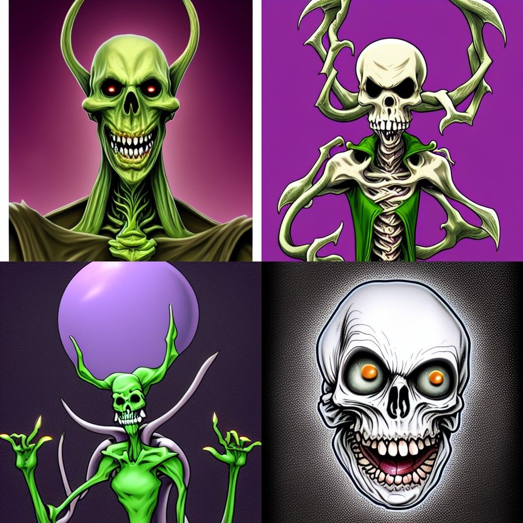 Stylized AI Portrait of Vecna