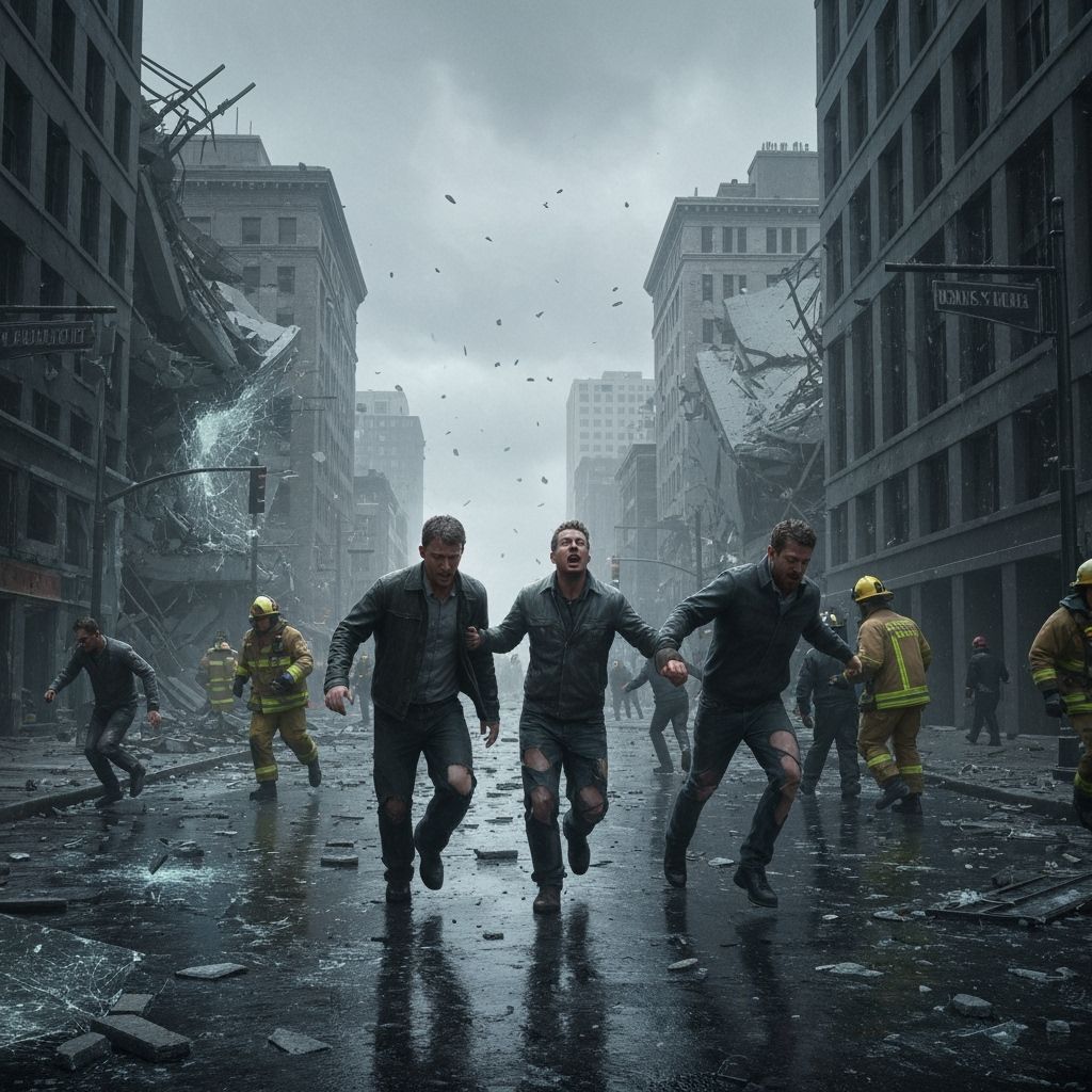 Earthquake Aftermath: Urban Chaos in Hyper-Realism