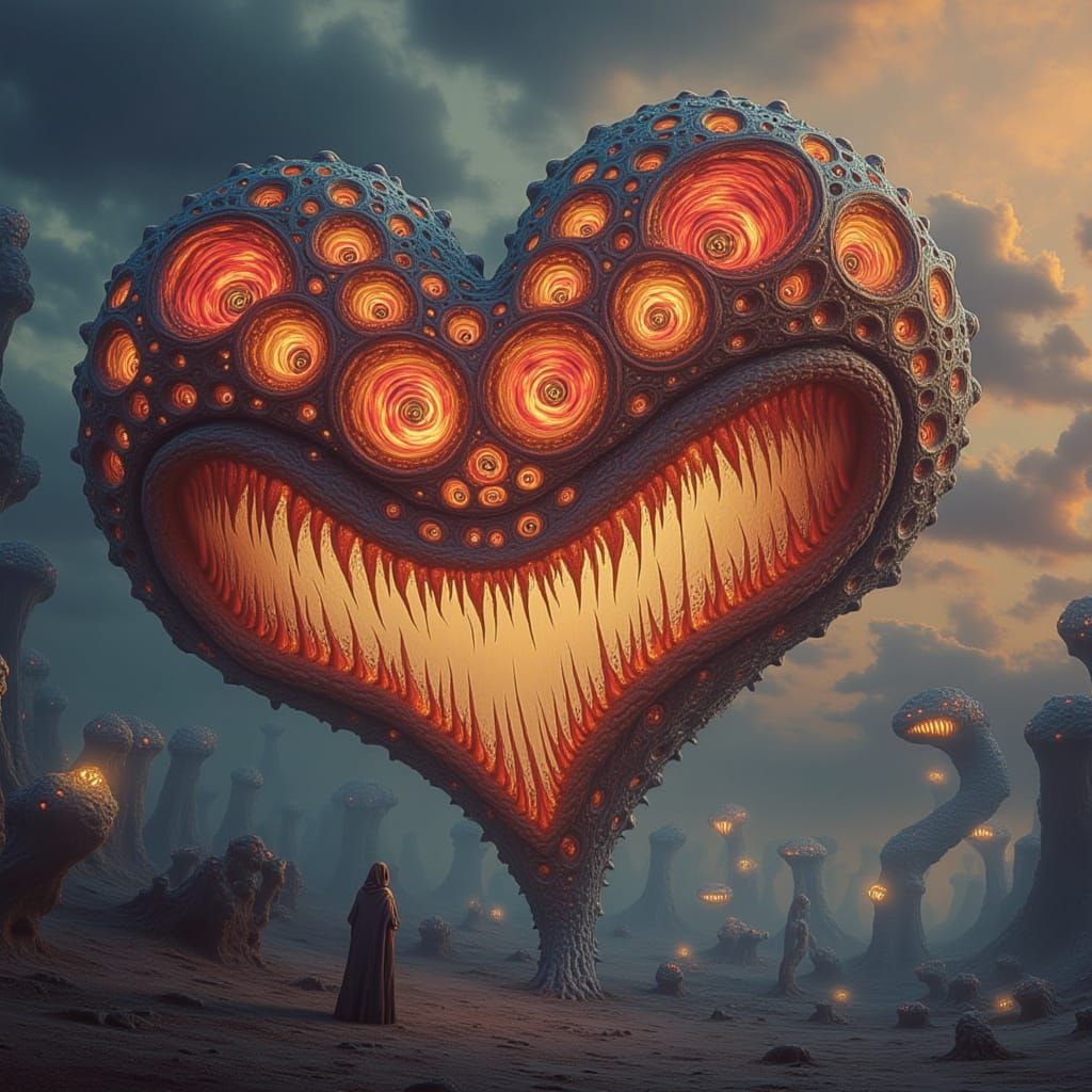 Whimsical Loveheart Character