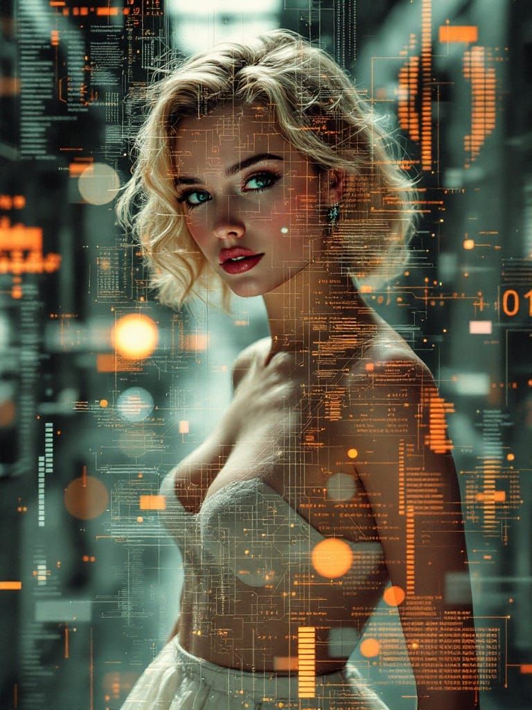 Digital Reality Fracture: Glitch Art Meets Quantum Code