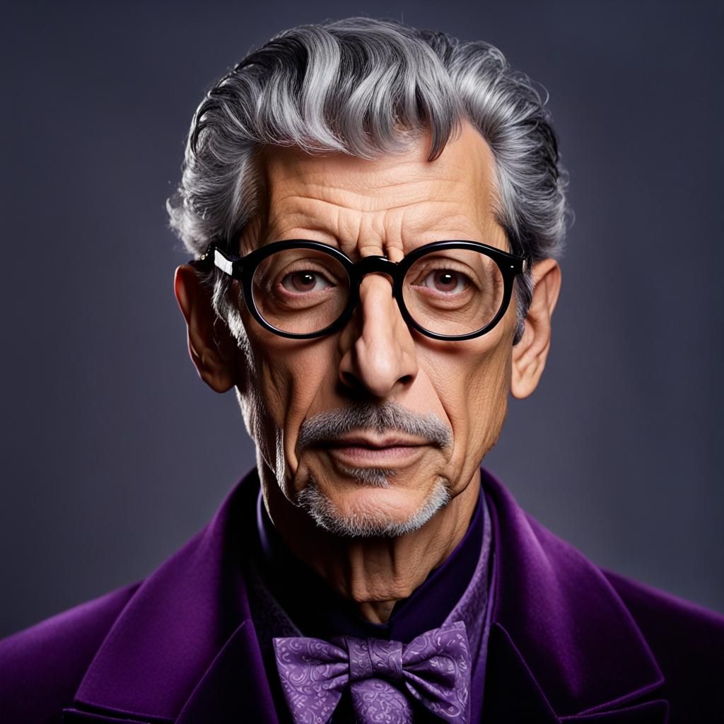 Professor Plum Portrait in Studio Lighting