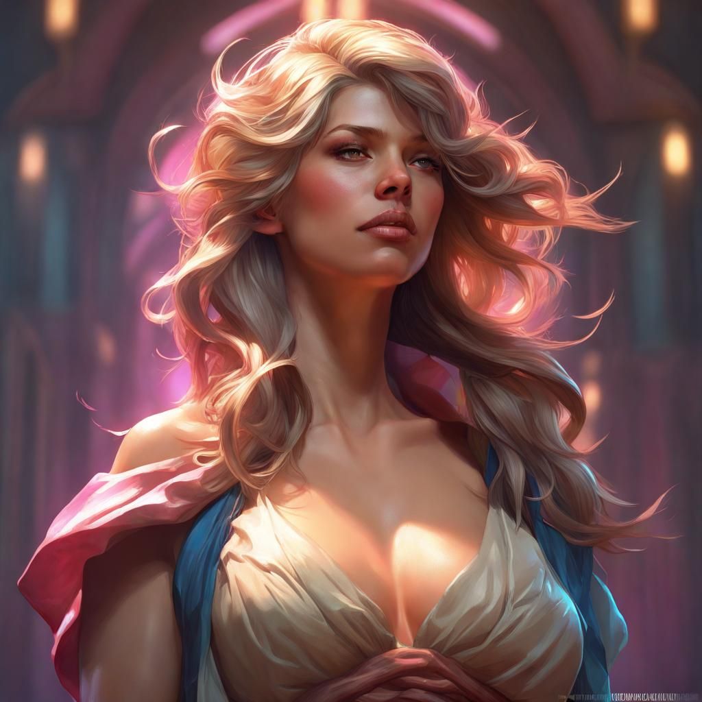 Detailed Portrait with Dynamic Lighting in Unreal Engine 5