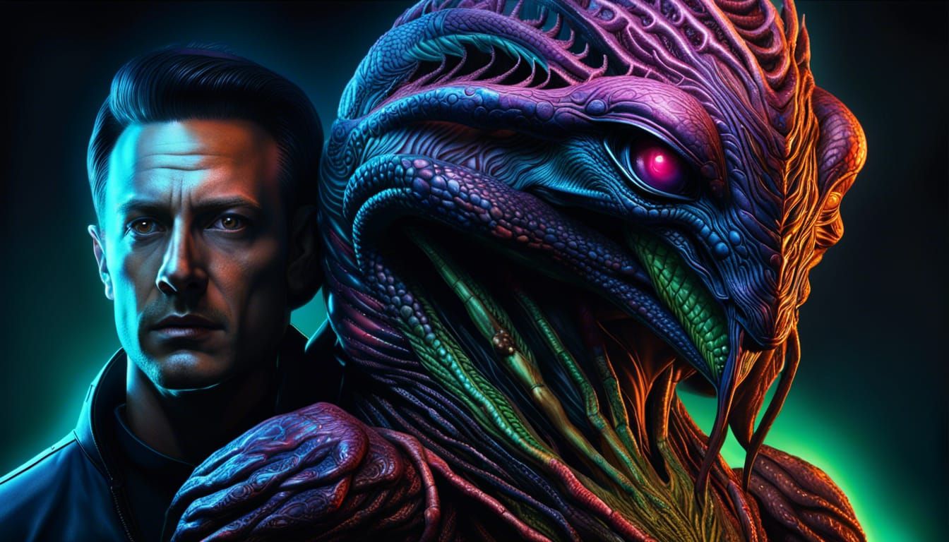 Alien Virtual Group Photo