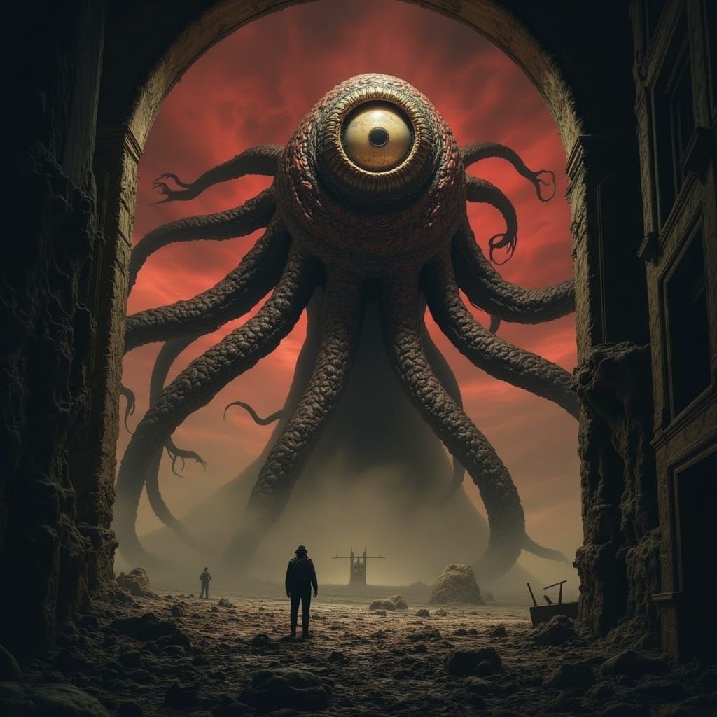 Ethereal, Ancient Horror Lurks Within Ruined Architecture