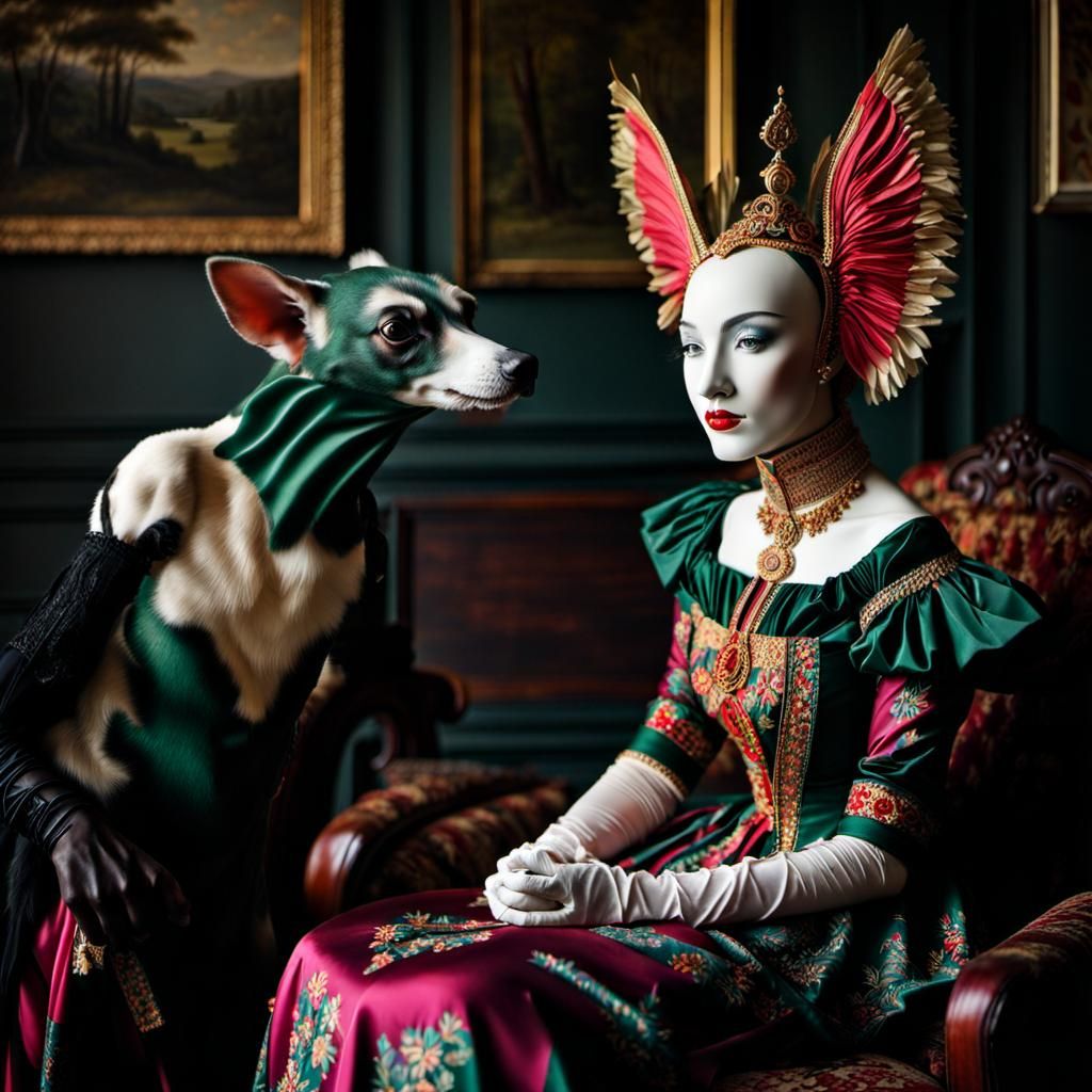 Surreal Alien Restaurant Celebration: Photorealistic Masterp...