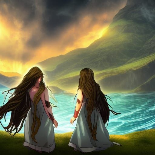 Powerful God Twins Creating Natural Disaster