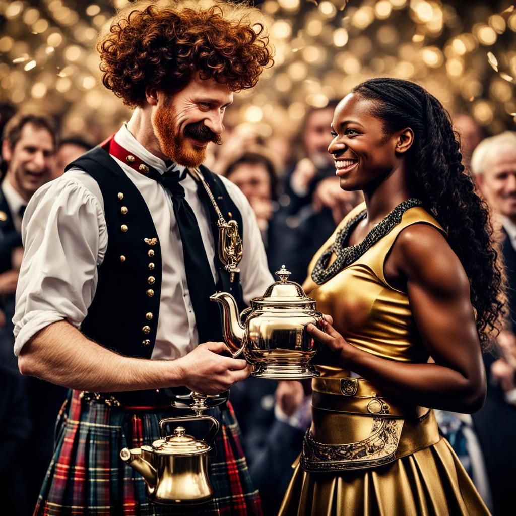 Scotsman Receives Golden Teakettle at Award Ceremony